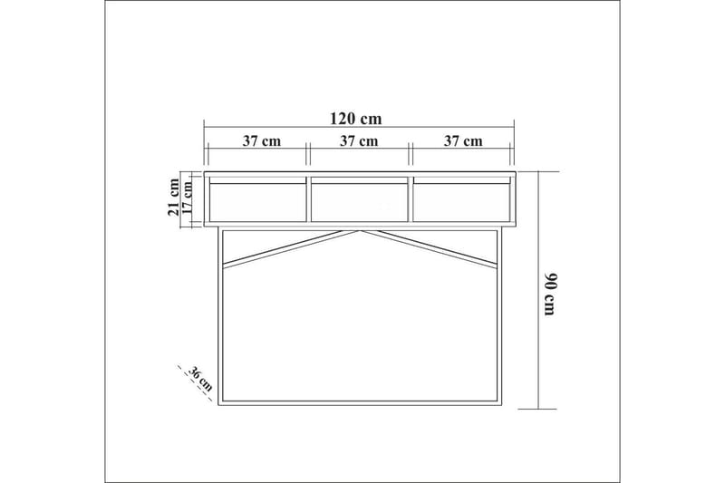 Laxus Byrå 120 cm - Beige - Förvaring - Förvaringsmöbler - Byrå