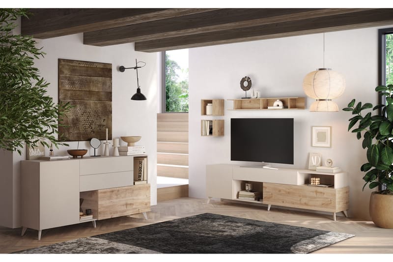 Monaco Skänk 181x42 cm - Mässing - Förvaring - Förvaringsmöbler - Sideboard & skänk