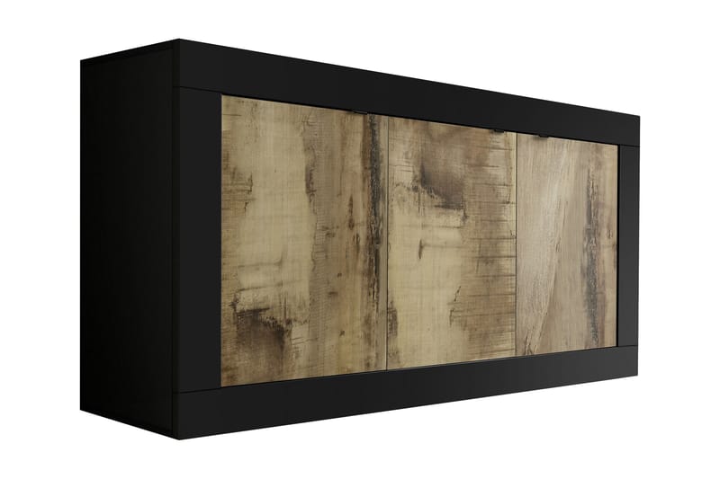 Basic Sideboard 43x160 cm Natur/Svart - LC SPA - Sideboard & skänk - Konsolbord & sidobord
