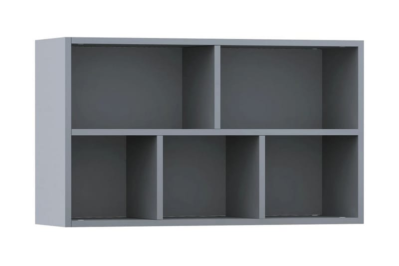 Bokhylla/skänk grå 50x25x80 cm spånskiva - Grå - Förvaring - Förvaringsmöbler - Sideboard & skänk