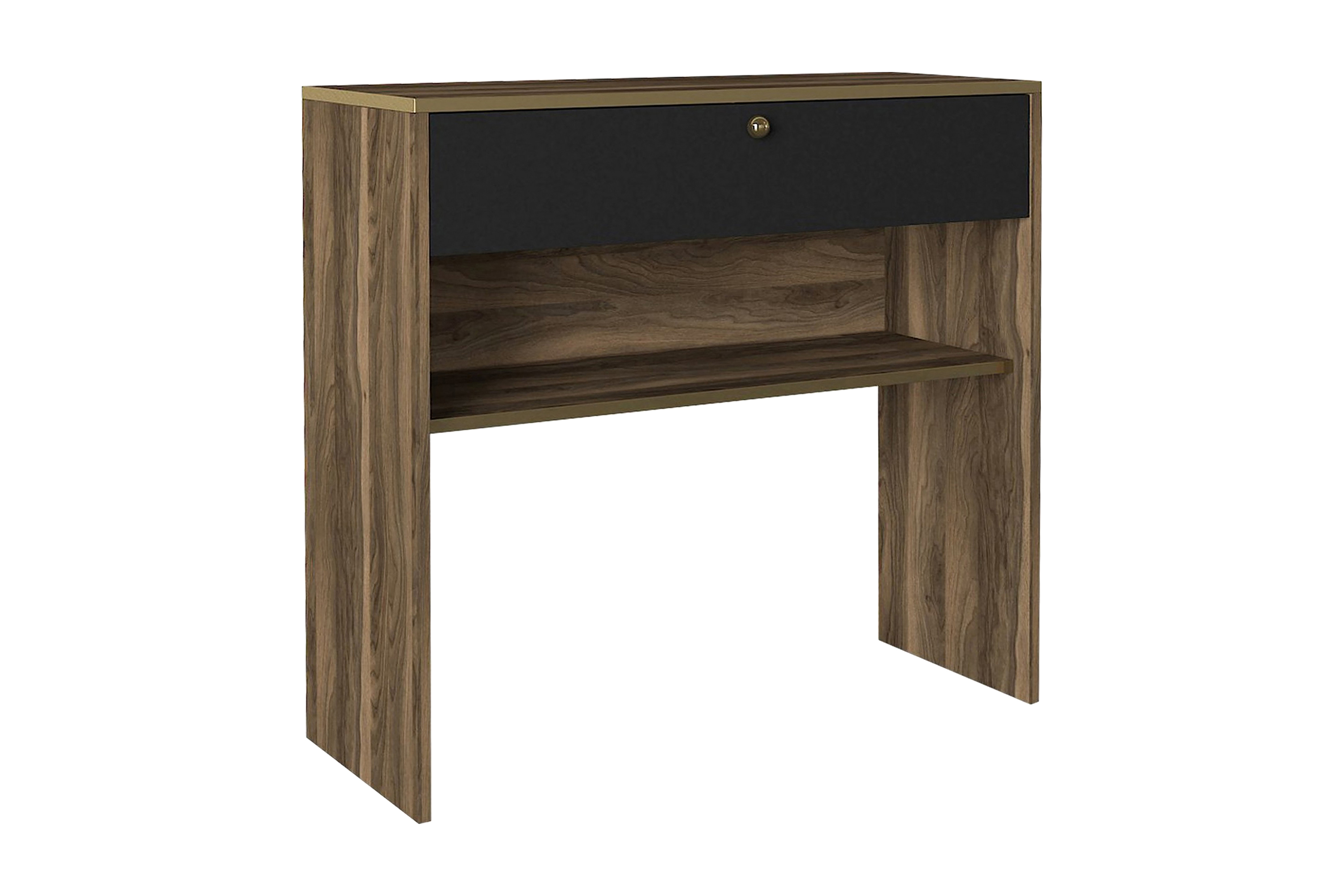 Chaylin Sideboard 90 cm - Valnöt|Svart & skänk