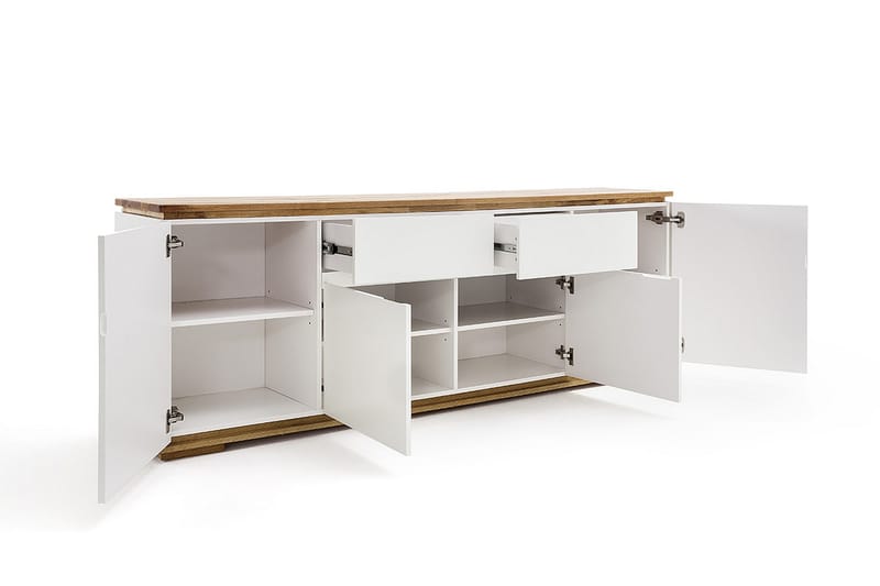 Chiaro Skänk 182 cm - Vit - Förvaring - Förvaringsmöbler - Sideboard & skänk