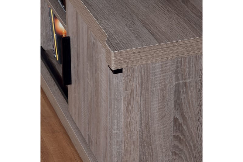 Dallas Skänk 157x43,5x91 cm LED-belysning - Beige - Sideboard & skänk