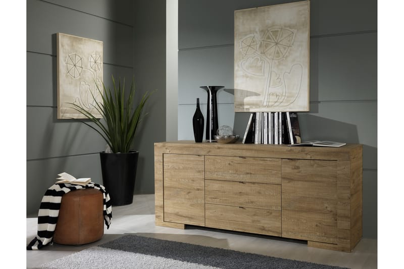 Milano Skänk 191 cm - Trä/Natur - Sideboard & skänk