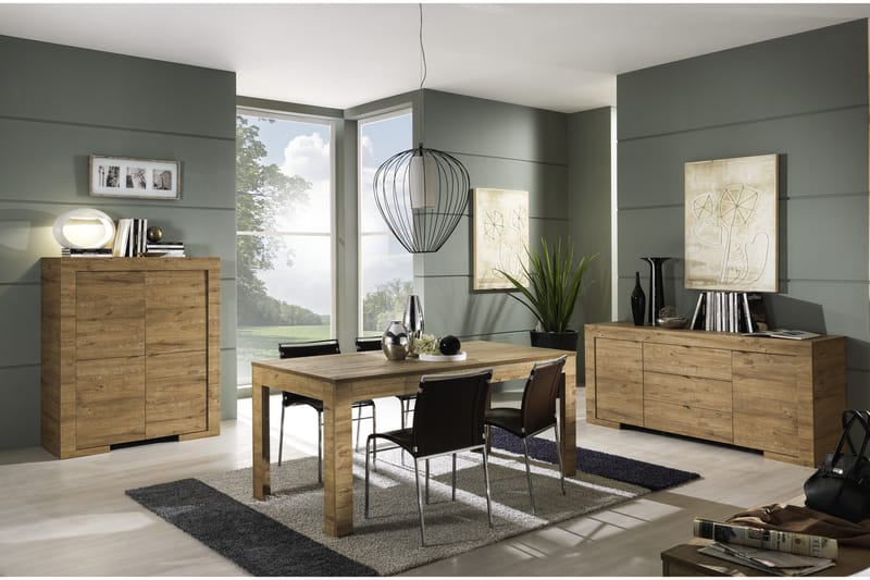 Milano Skänk 191 cm - Trä/Natur - Sideboard & skänk