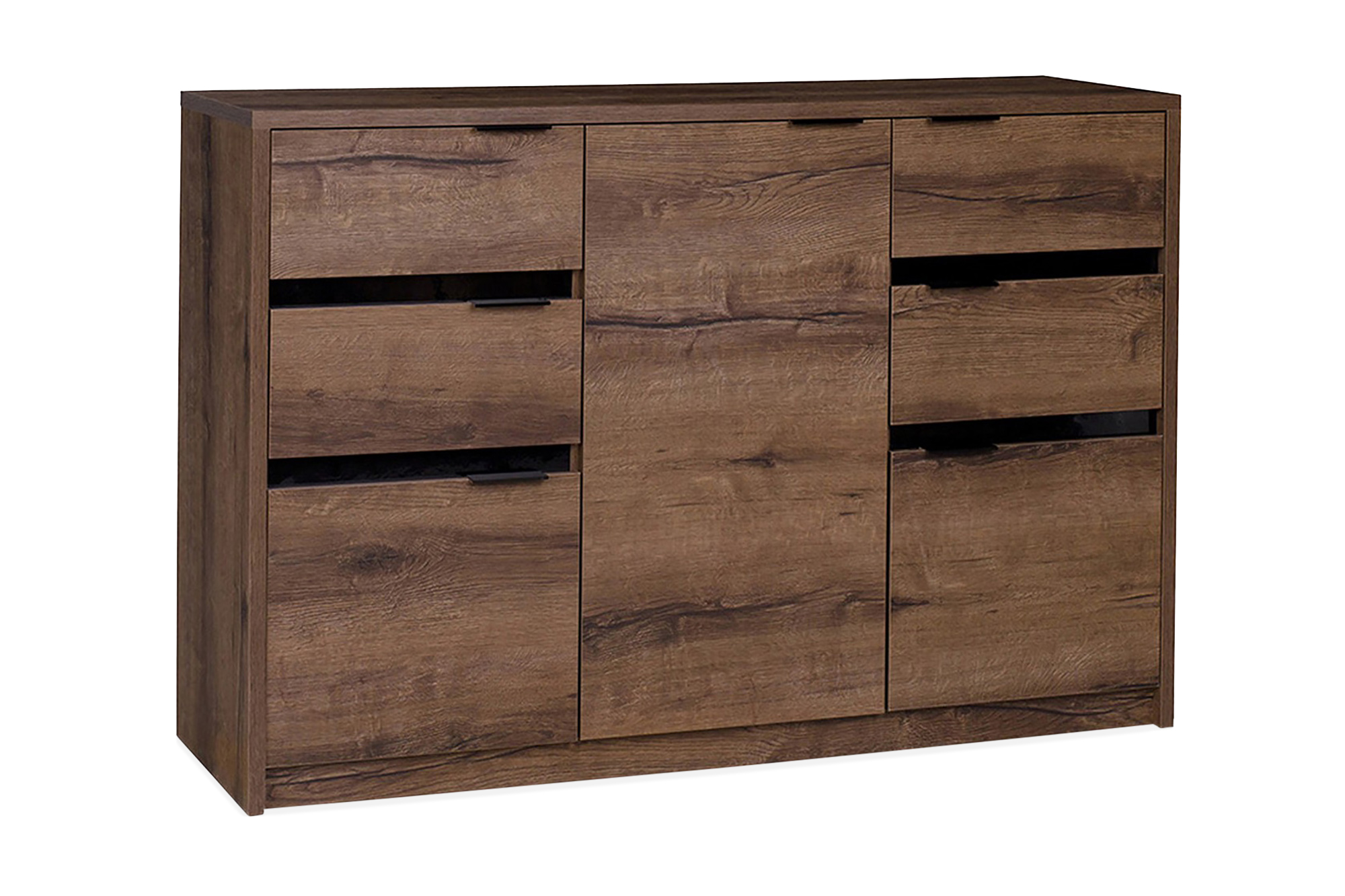 Manor House Najera Skänk 135 cm - Trä Sideboard & skänk Brun Tyg