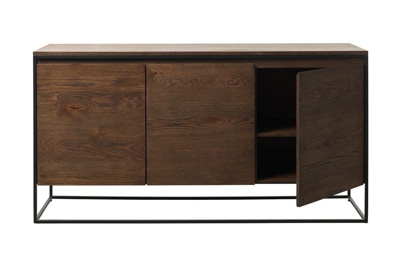 Norwey Sideboard 3 delar 155 cm - Brun - Sideboard & skänk