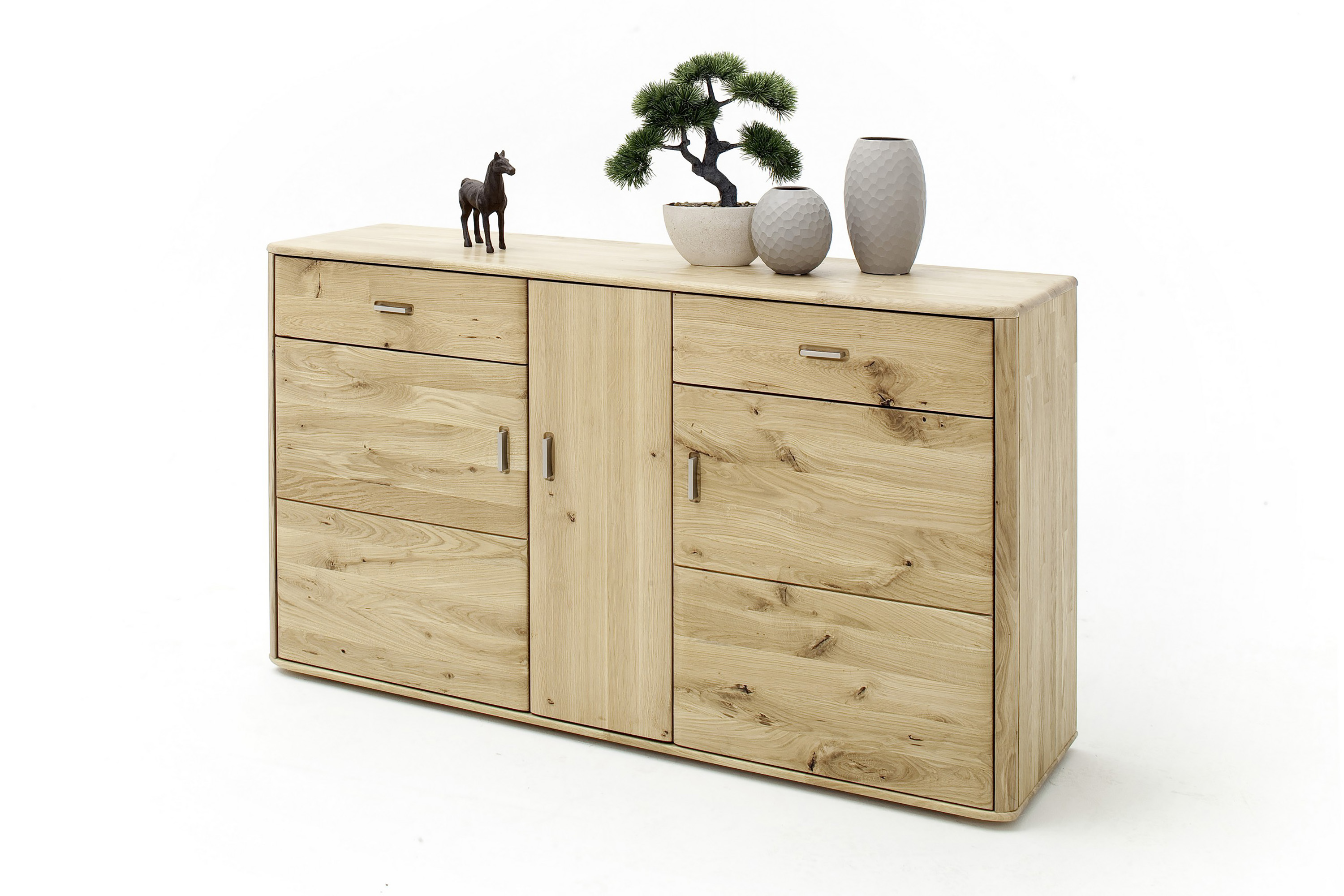 RAVELLO sideboard /planked oak - Sideboard & skänk Natur Trä