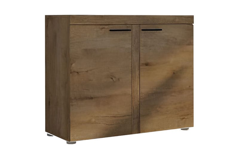 Rumba Skänk 97,2x40,3x82 cm LED-belysning - Beige/Brun/Grå - Sideboard & skänk