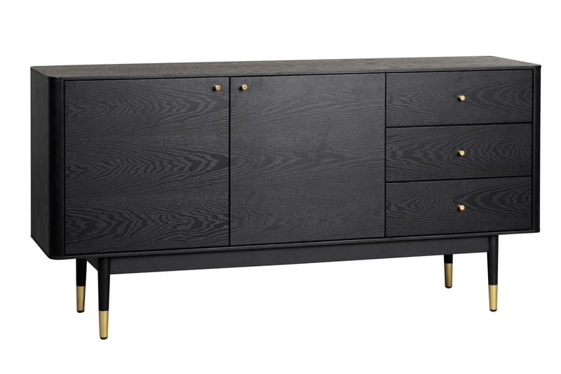 Scher Sideboard 160 cm - Svart - Förvaring - Förvaringsmöbler - Sideboard & skänk