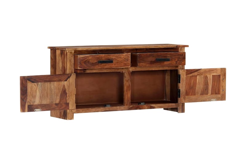 Skänk 100x30x50 cm massivt sheshamträ - Brun - Förvaring - Förvaringsmöbler - Sideboard & skänk