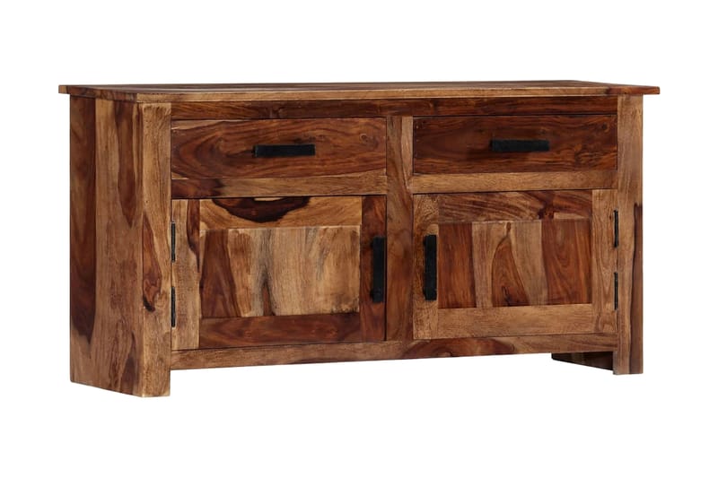 Skänk 100x30x50 cm massivt sheshamträ - Brun - Förvaring - Förvaringsmöbler - Sideboard & skänk