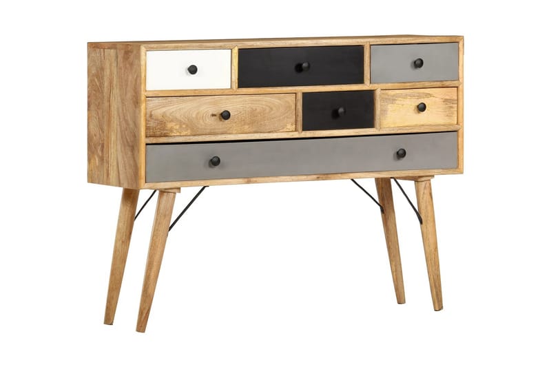 Skänk 110x30x82 cm massivt mangoträ - Brun - Förvaring - Förvaringsmöbler - Sideboard & skänk