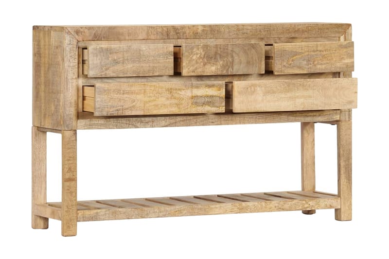 Skänk 120x30x75 cm massivt mangoträ - Brun - Förvaring - Förvaringsmöbler - Sideboard & skänk