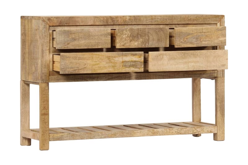 Skänk 120x30x75 cm massivt mangoträ - Brun - Förvaring - Förvaringsmöbler - Sideboard & skänk