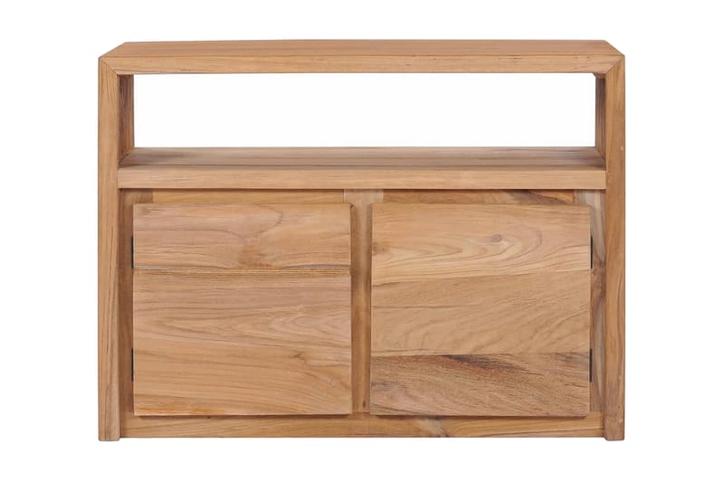 Skänk 80x30x60 cm massiv teak - Brun - Förvaring - Förvaringsmöbler - Sideboard & skänk