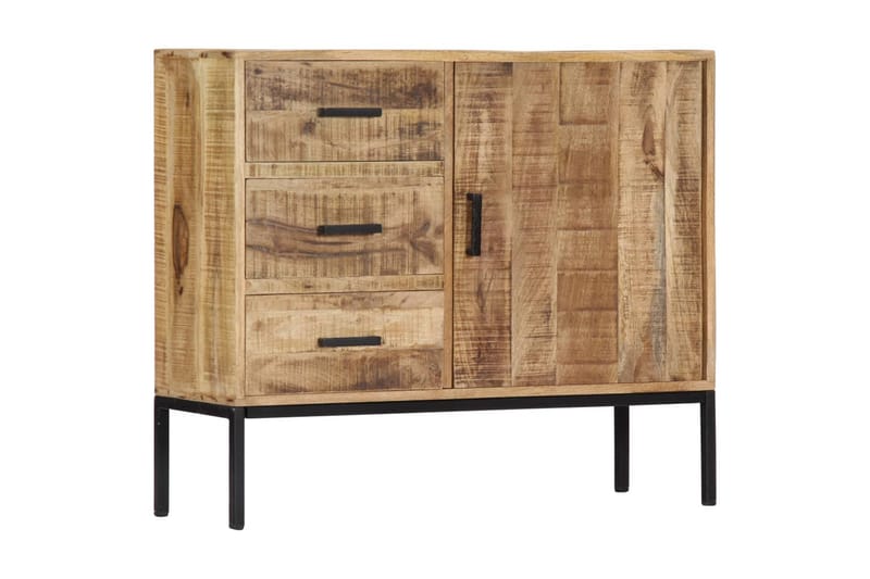 Skänk 88x30x71 cm massivt mangoträ - Brun - Sideboard & skänk