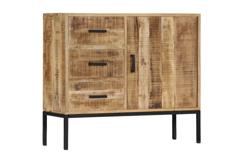 Skänk 88x30x71 cm massivt mangoträ - Brun - Sideboard & skänk