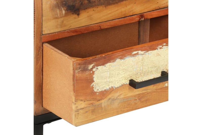 Skänk 88x30x73 cm massivt återvunnet trä - Brun/Flerfärgad - Sideboard & skänk