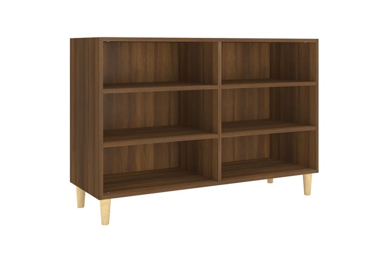 Skänk brun ek 103,5x35x70 cm spånskiva - Brun - Sideboard & skänk