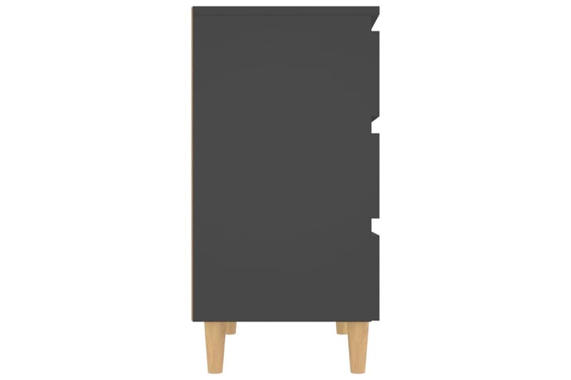 Skänk grå 60x35x69 cm spånskiva - Grå - Sideboard & skänk