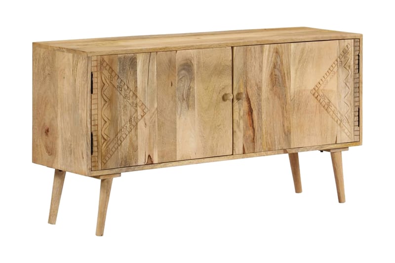 Skänk massivt mangoträ 120x30x60 cm - Brun - Sideboard & skänk