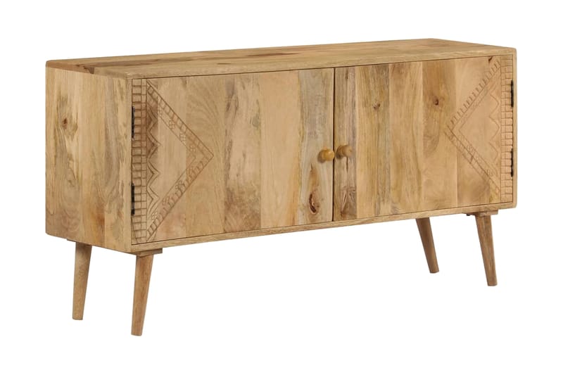 Skänk massivt mangoträ 120x30x60 cm - Brun - Sideboard & skänk