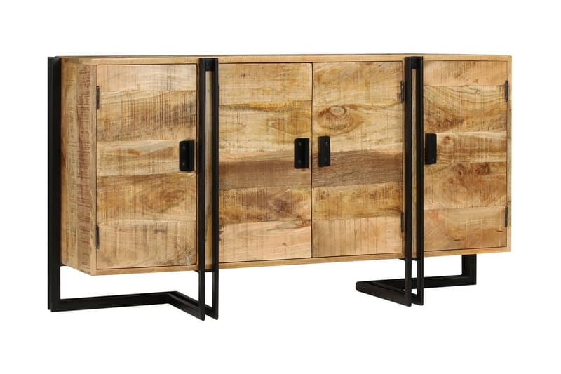 Skänk massivt mangoträ 150x40x80 cm - Brun - Sideboard & skänk