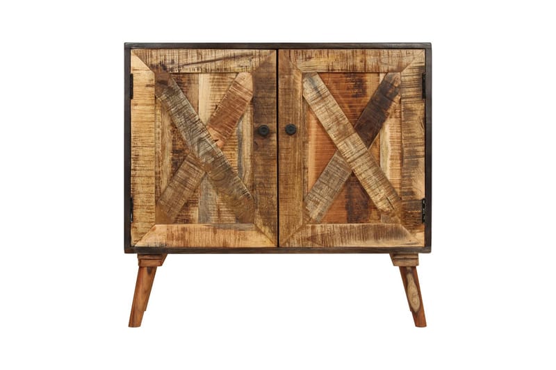 Skänk massivt mangoträ 85x30x75 cm - Brun - Förvaring - Förvaringsmöbler - Sideboard & skänk