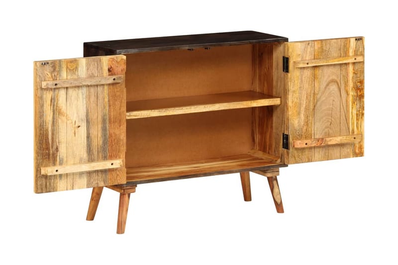 Skänk massivt mangoträ 85x30x75 cm - Brun - Förvaring - Förvaringsmöbler - Sideboard & skänk