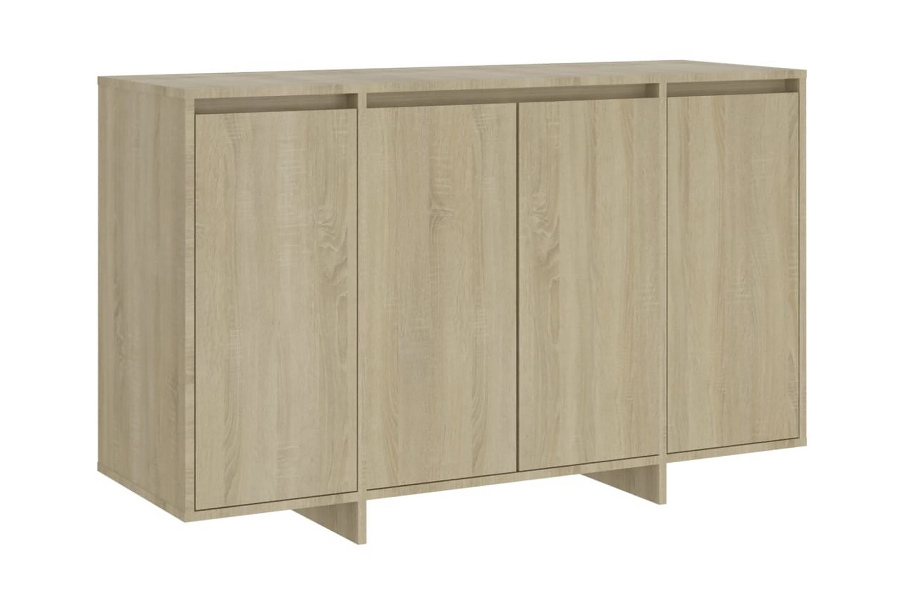 Skänk sonoma-ek 120x41x75 cm spånskiva - Ek Sideboard & skänk Brun Trä