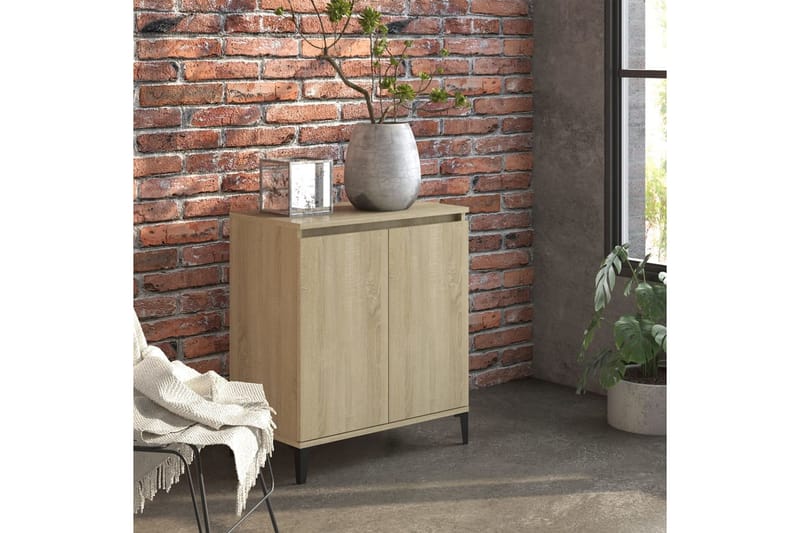 Skänk sonoma-ek 60x30x75 cm spånskiva - Ek - Sideboard & skänk