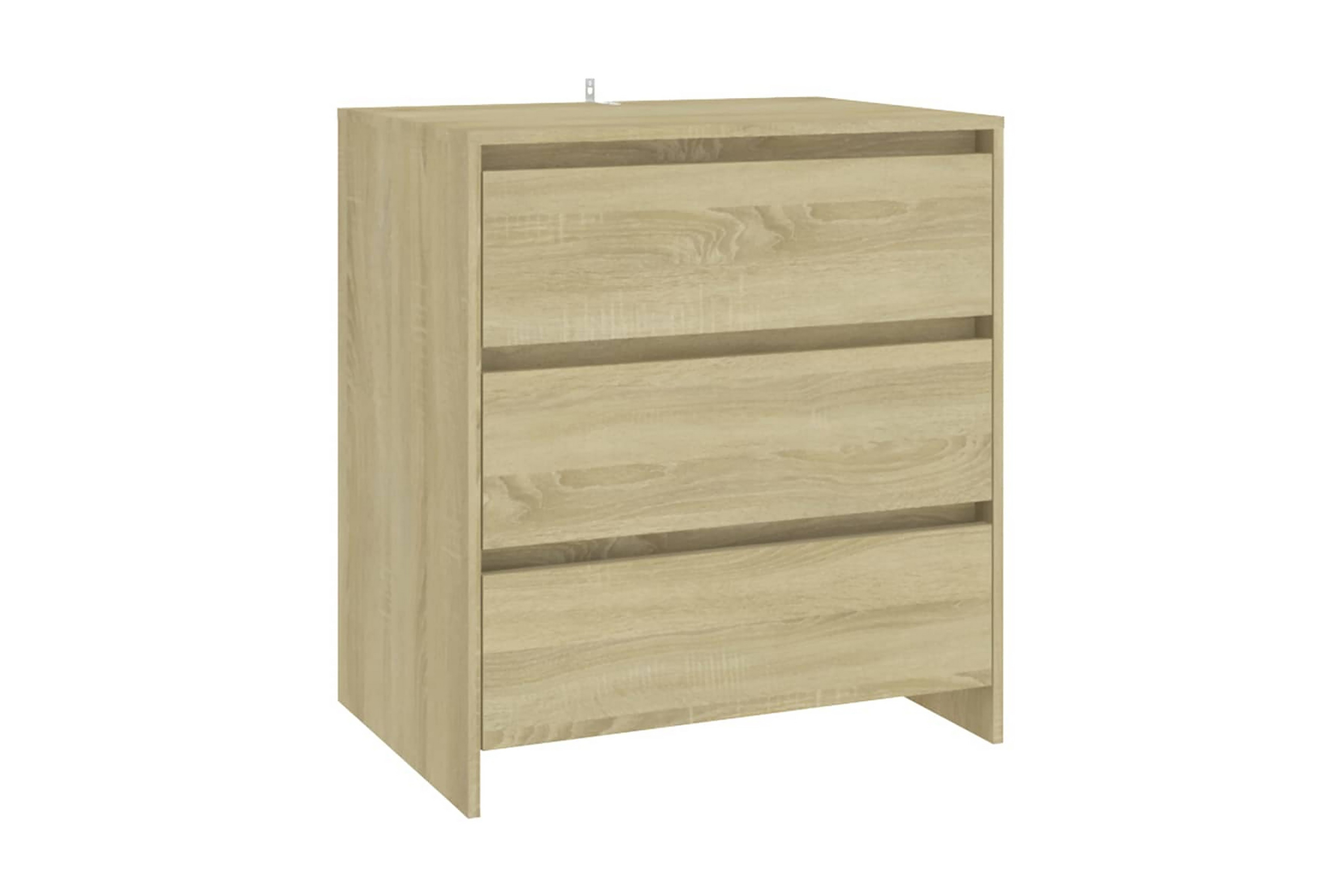 Skänk sonoma-ek 70x41x75 cm spånskiva - Ek Sideboard & skänk Brun Trä