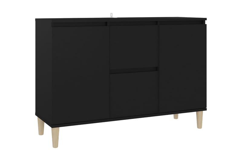 Skänk svart 103,5x35x70 cm spånskiva - Svart - Sideboard & skänk - Konsolbord & sidobord