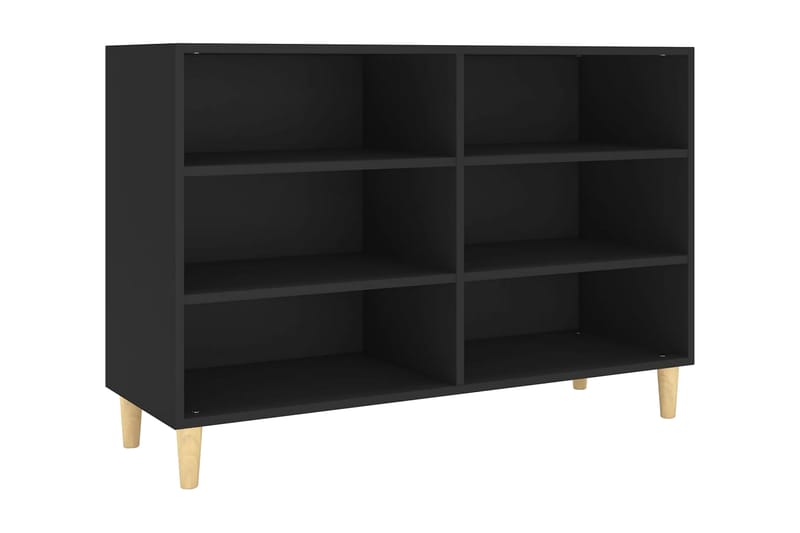 Skänk svart 103,5x35x70 cm spånskiva - Svart - Sideboard & skänk