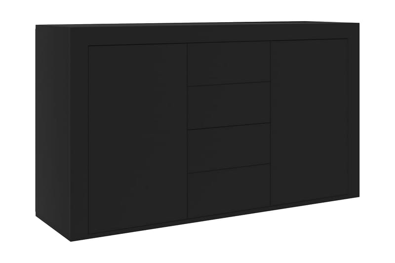 Skänk svart 120x36x69 cm spånskiva - Svart - Sideboard & skänk - Konsolbord & sidobord