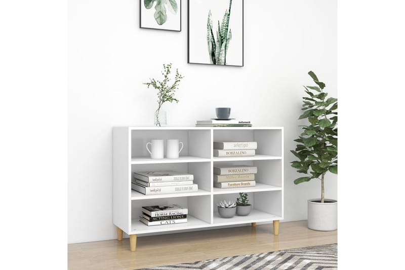 Skänk vit 103,5x35x70 cm spånskiva - Vit - Sideboard & skänk