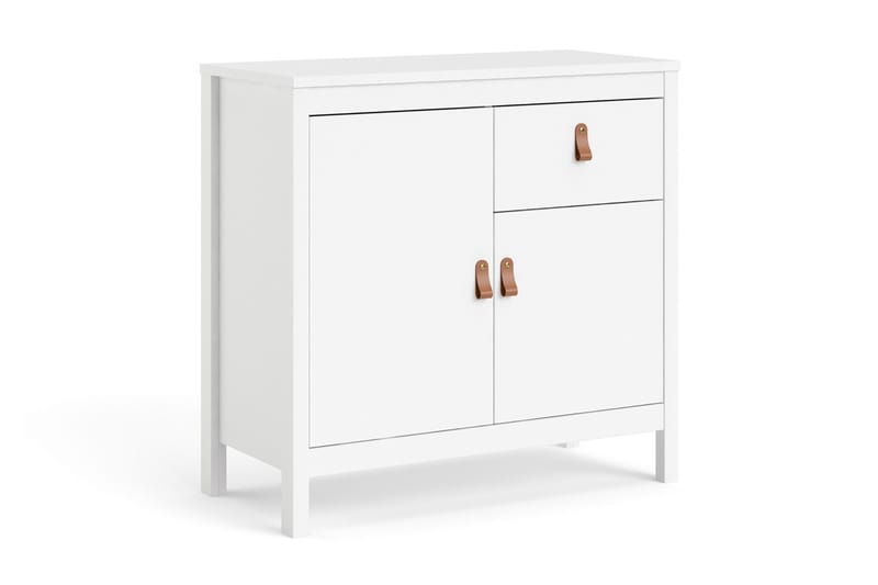 Vallvidera Sideboard 38x82 cm - Vit/Natur - Sideboard & skänk