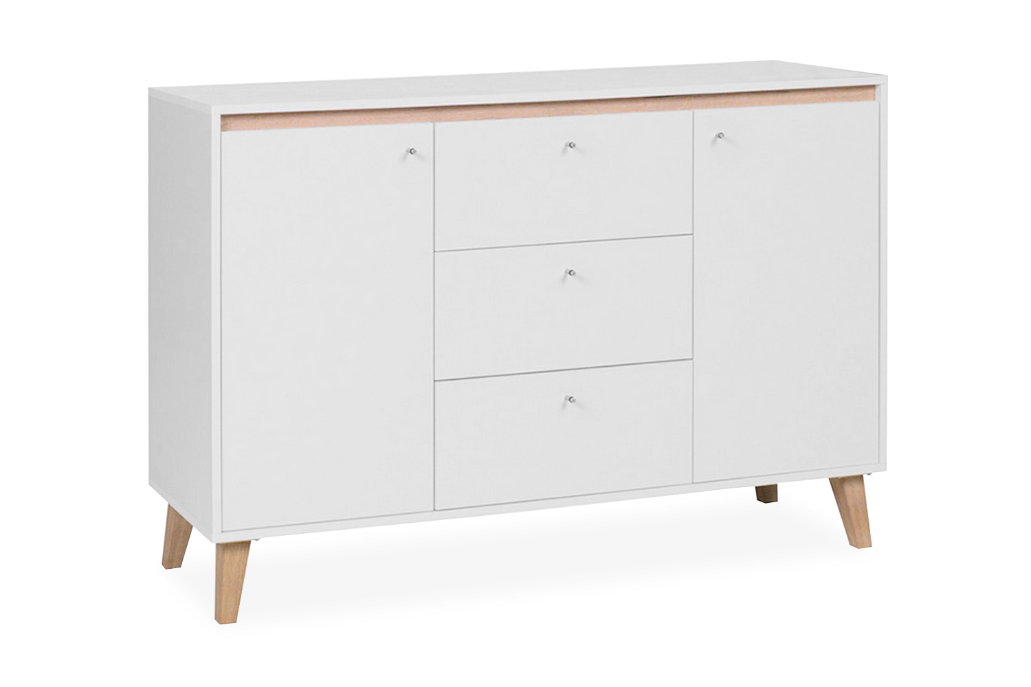 Andrarum Waldsten Skänk 135 cm - Vit/Ljust Trä Sideboard & skänk Vit,Beige