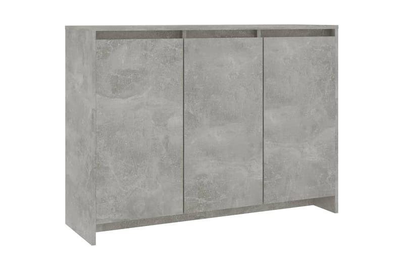 Skänk betonggrå 102x33x75 cm spånskiva - Betonggrå - Sideboard & skänk