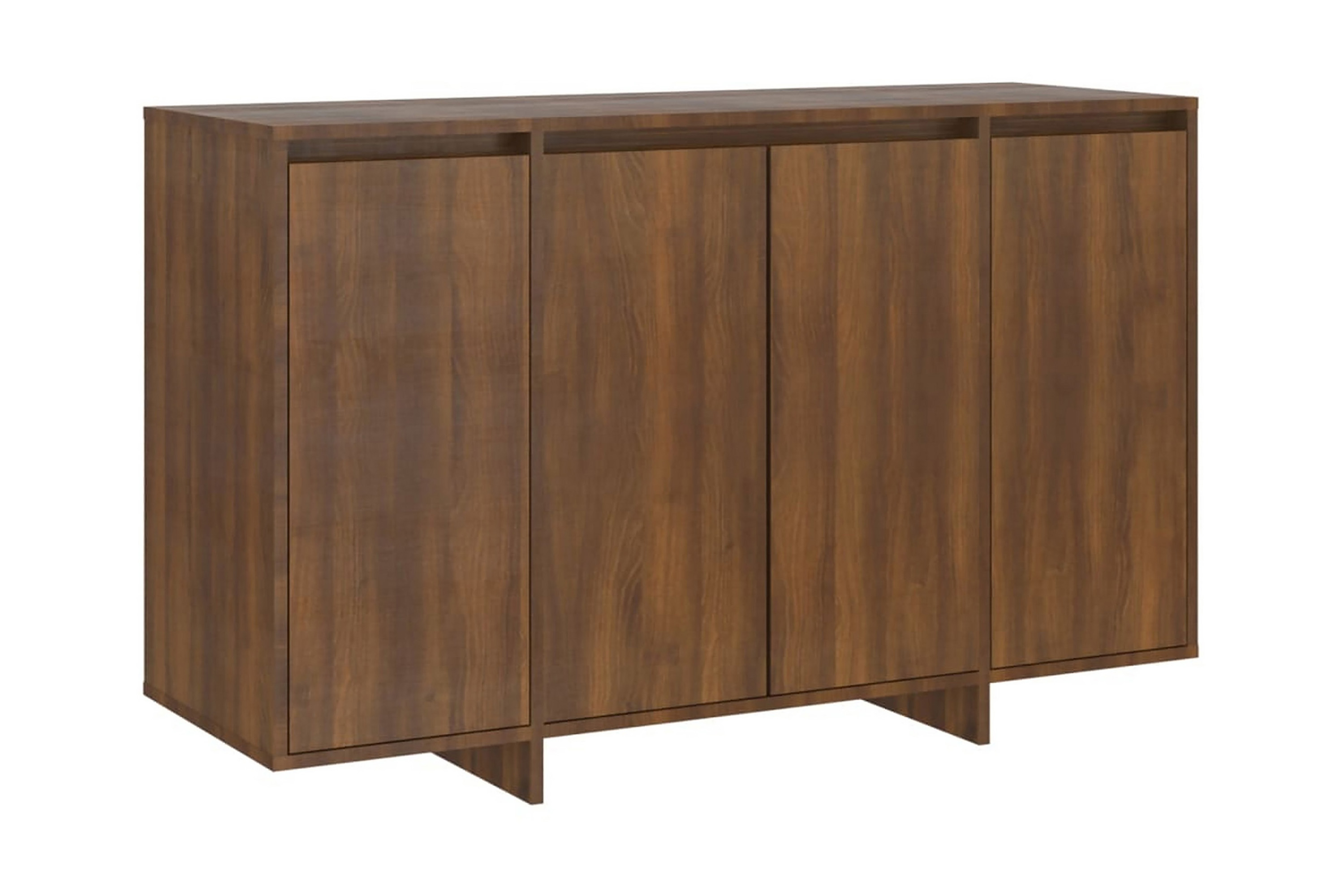 Skänk brun ek 120x41x75 cm spånskiva - Brun Sideboard & skänk Trä