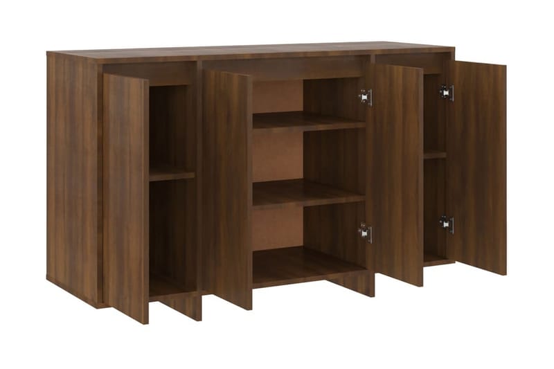 Skänk brun ek 120x41x75 cm spånskiva - Brun - Förvaring - Förvaringsmöbler - Sideboard & skänk