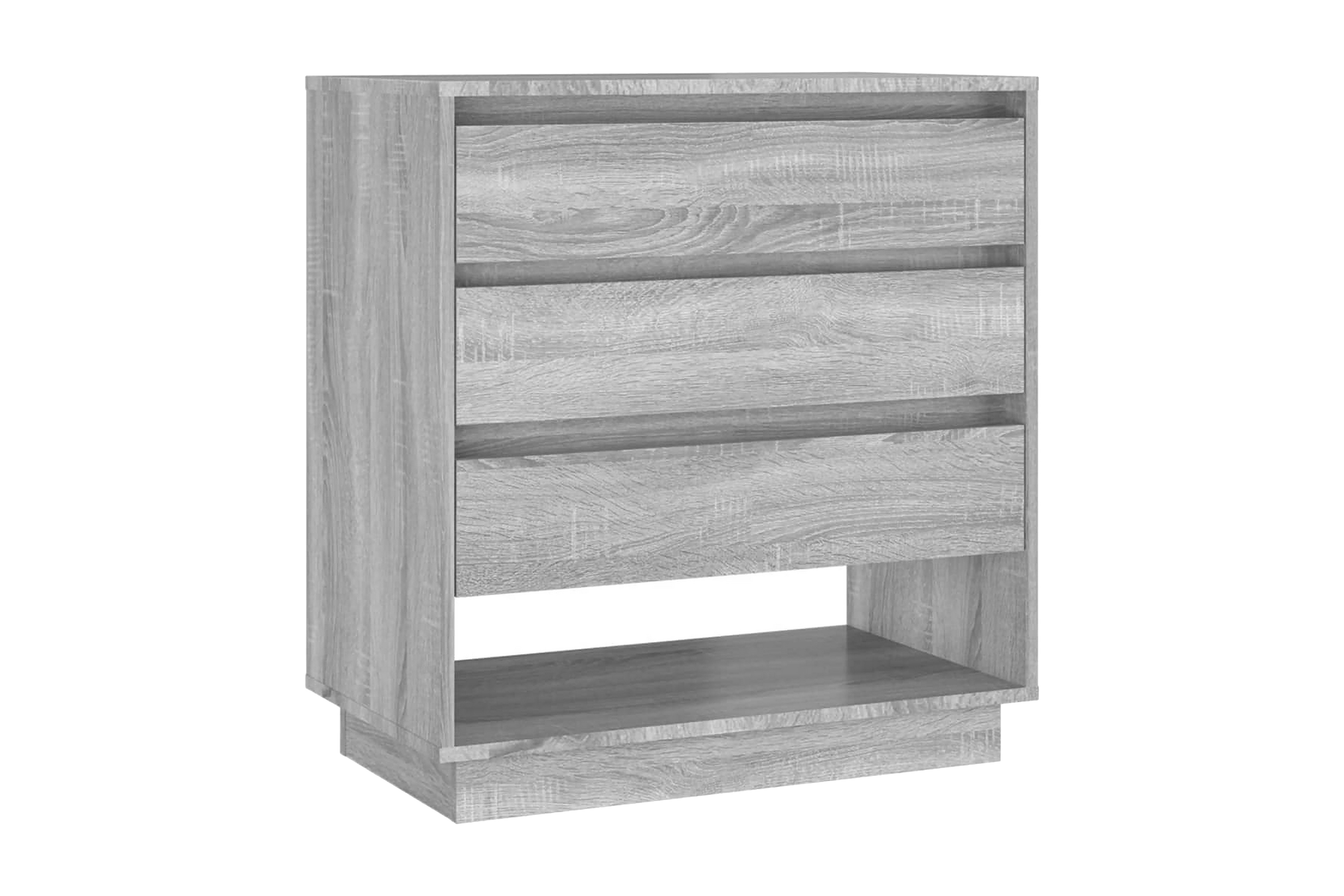 Skänk grå sonoma 70x41x75 cm spånskiva - Grå Sideboard & skänk Trä