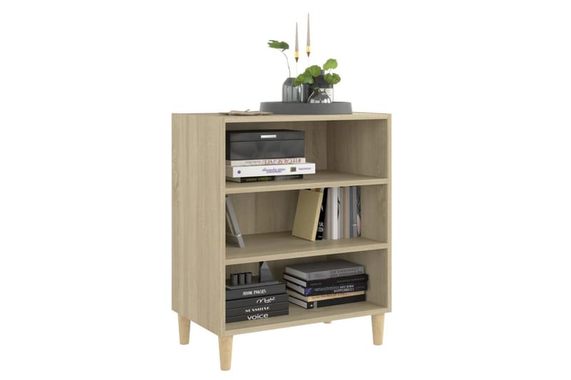 Skänk somoma-ek 57x35x70 cm spånskiva - Brun - Förvaring - Förvaringsmöbler - Sideboard & skänk