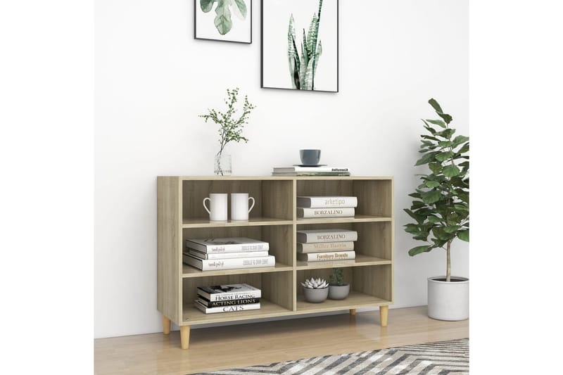 Skänk sonoma-ek 103,5x35x70 cm spånskiva - Ek - Sideboard & skänk