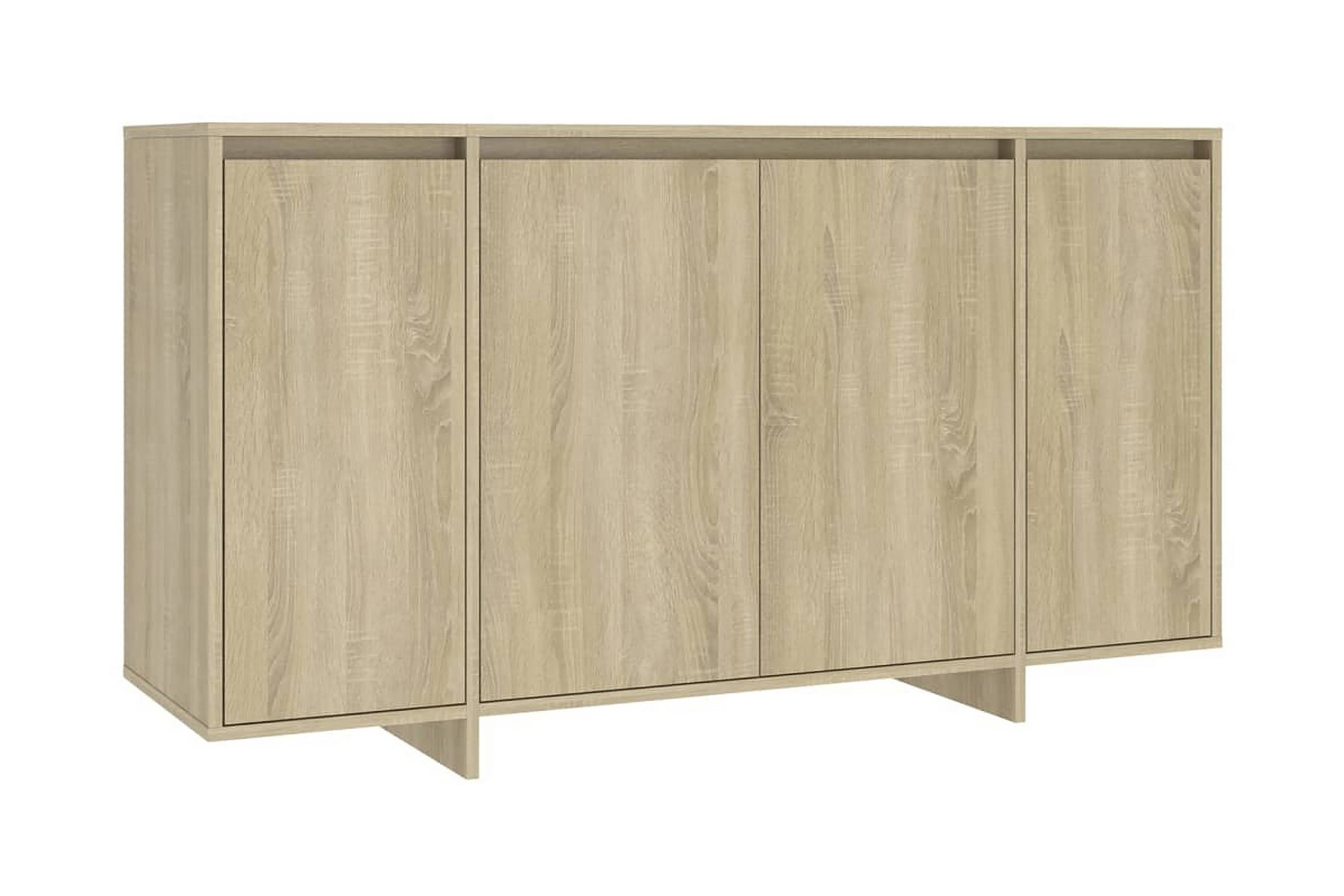 Skänk sonoma-ek 135x41x75 cm spånskiva - Ek Sideboard & skänk Brun Trä