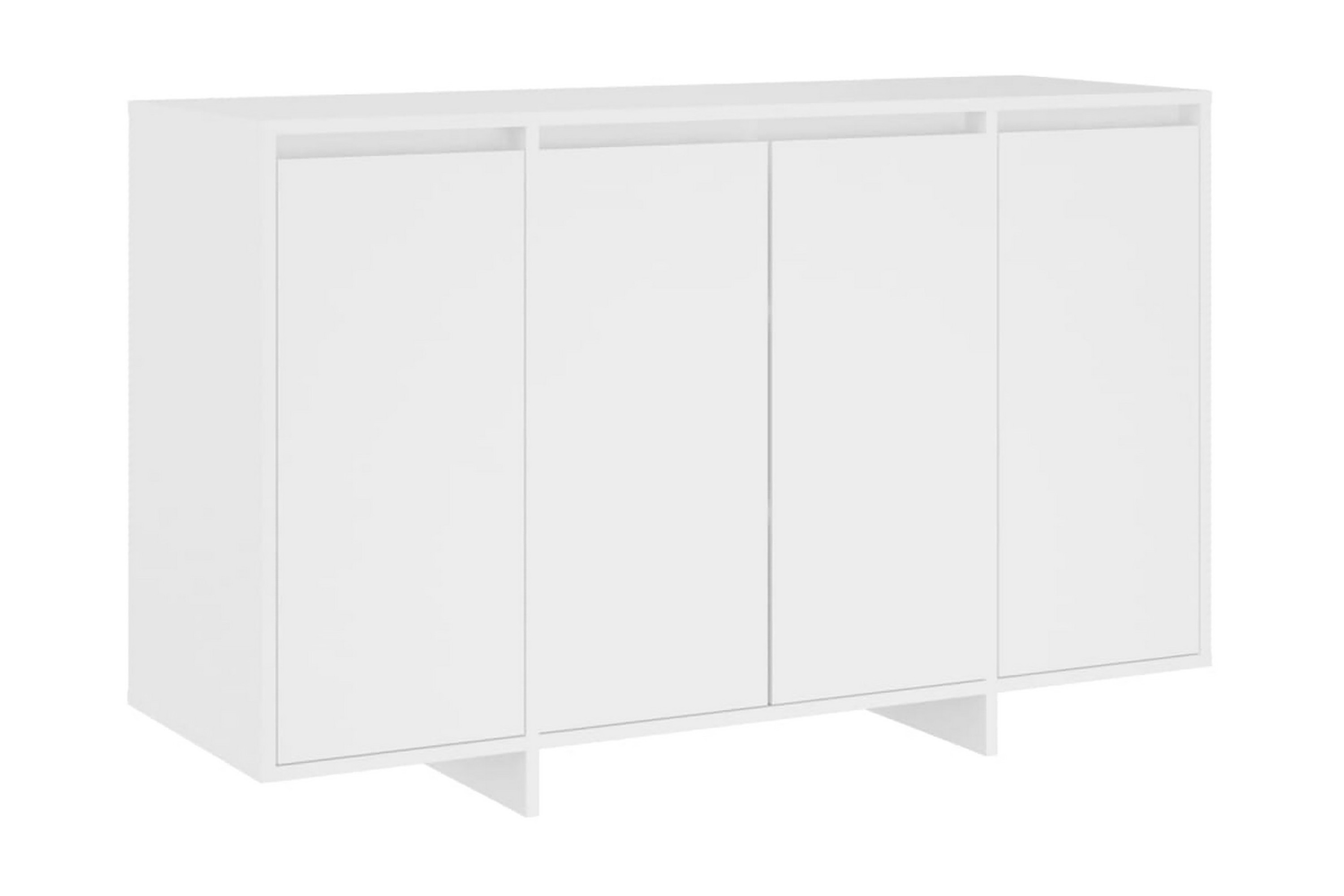 Skänk vit 120x41x75 cm spånskiva - Vit Sideboard & skänk Trä