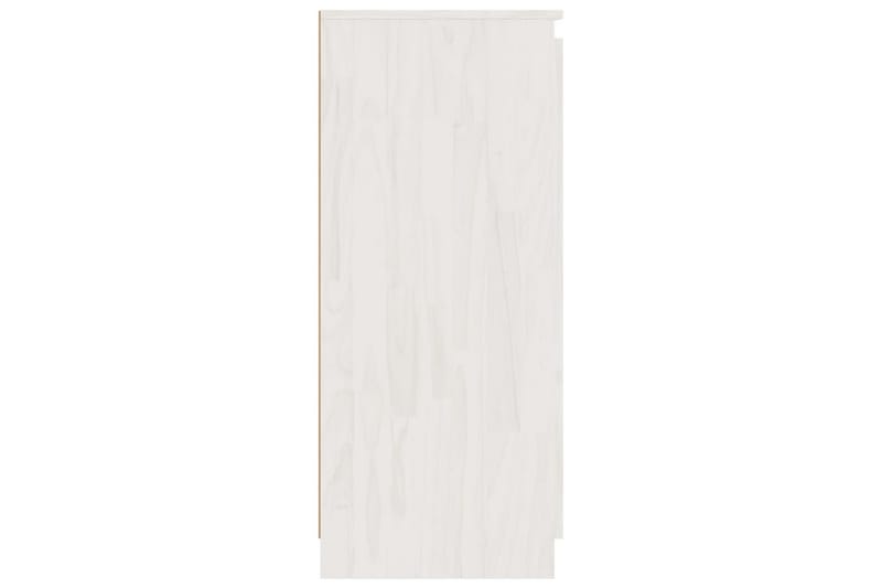 Skänk vit 60x36x84 cm massivt furuträ - Vit - Sideboard & skänk