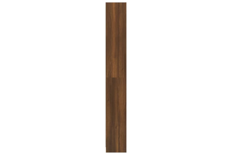 beBasic Bokhylla 5 hyllor brun ek 40x24x175 cm konstruerat trä - Brown - Bokhylla