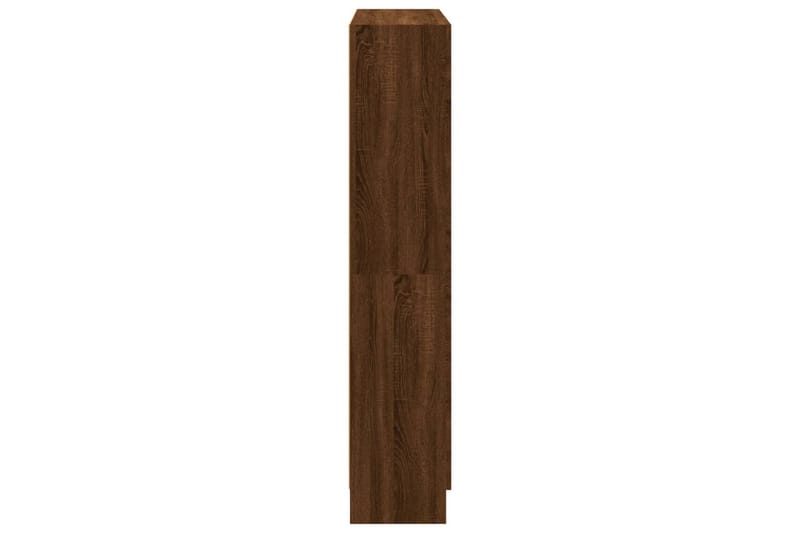 beBasic Bokhylla brun ek 82,5x30,5x150 cm konstruerat trä - Brown - Bokhylla